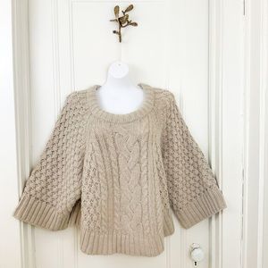 Banana Republic Chunky knit fisherman’s sweater